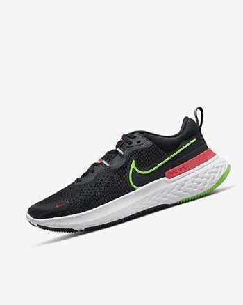 Nike React Miler 2 Negros Rojos Blancos Verdes | MX 5428